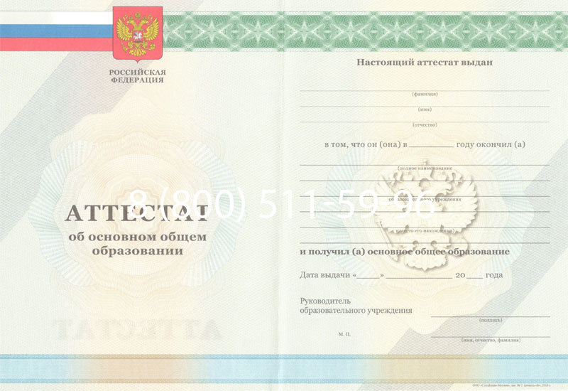 Купить Аттестат за 9 класс 2011-2013 годов в Кызыле Купить Аттестат за 9 класс 2011-2013 годов в Кызыле