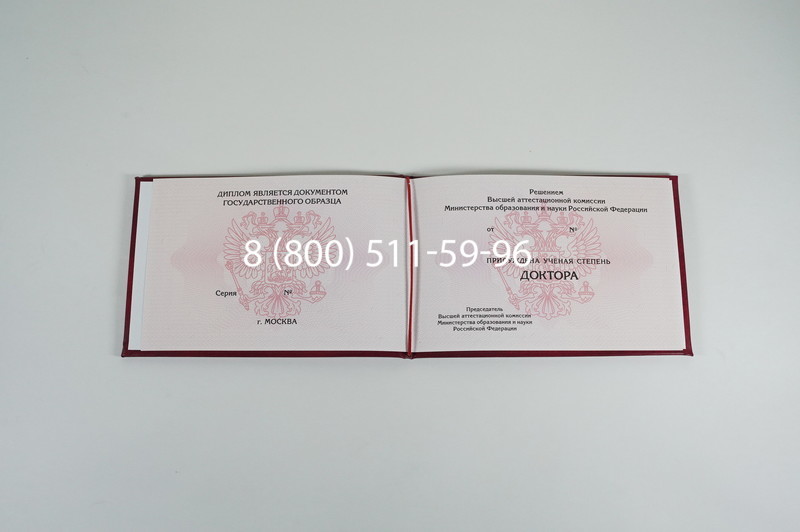 Заказать Диплом доктора наук 2007 в Кызыле