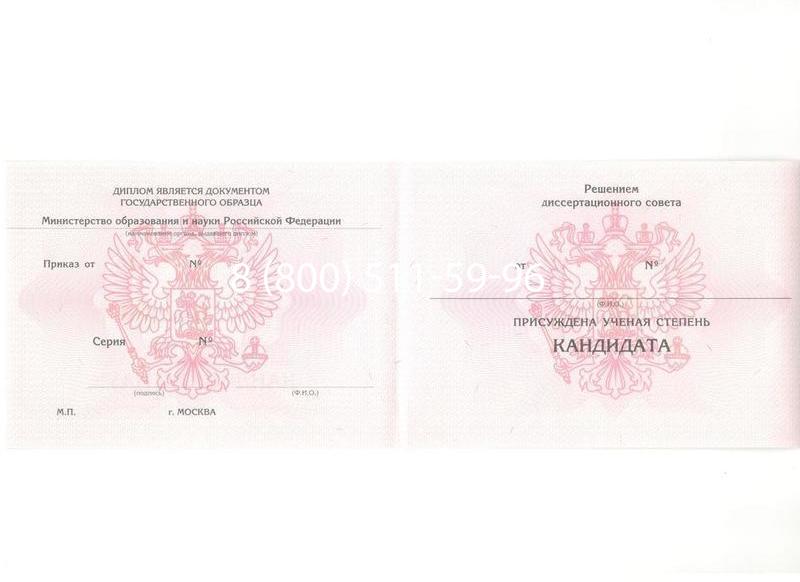 Купить Диплом кандидата наук 2010 в Кызыле