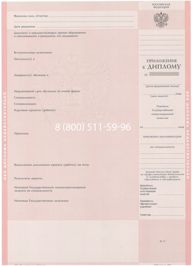 Купить Диплом колледжа 2003-2006 годов в Кызыле